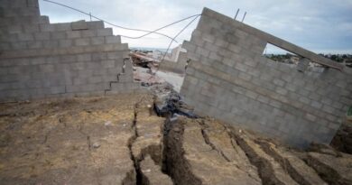 Tras el colpaso del cerro Hermitte, las familias afectadas serán evacuadas por 48 horas