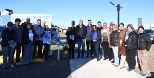 Placa por los 50 años del golpe en Parque Rawson