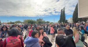 Los docentes se movilizaron en Rawson y Madryn