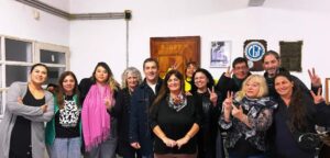 Luque en Trelew afianzando la “unidad” del PJ